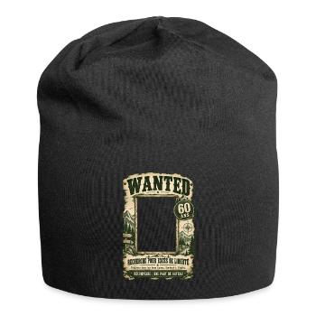 Wanted 60 Years – Geburtstagshumor und Freiheit - Jersey-Beanie - Schwarz - Vorne