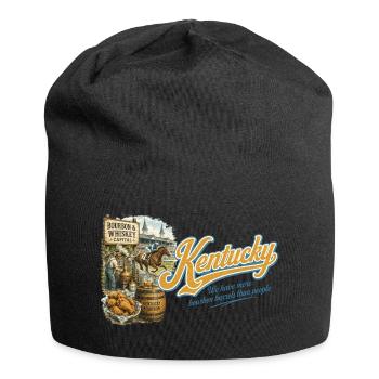 Kentucky Retro Vintage Bluegrass State Design - Jersey-Beanie - Schwarz - Vorne