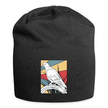 Taube Taubenjagd - Jersey-Beanie - Schwarz - Vorne