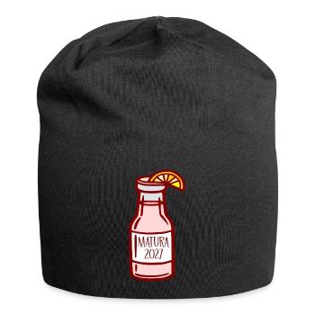 Abschlussparty Matura 2027, Österreich - Jersey-Beanie - Schwarz - Vorne