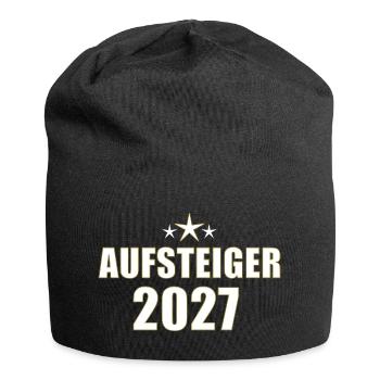 Aufsteiger 2027 - Jersey-Beanie - Schwarz - Vorne