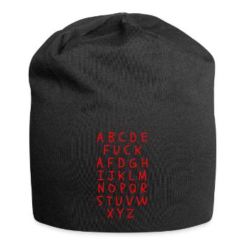 ABC MIT FCK AFD WORTWITZ, FCK NZS, NO NZS, NO AFD - Jersey-Beanie - Schwarz - Vorne