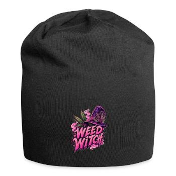Weed Witch – Pink Edition - Jersey-Beanie - Schwarz - Vorne