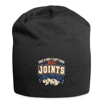 Brazilian Jiu Jitsu BJJ I Cant Have Nice Joints - Jersey-Beanie - Schwarz - Vorne