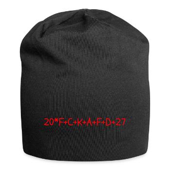 20+FCK+AFD+27 STERNSINGER & CHRISTEN GEGEN AFD - Jersey-Beanie - Schwarz - Vorne