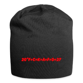 20+FCK+AFD+27 STERNSINGER & CHRISTEN GEGEN AFD - Jersey-Beanie - Schwarz - Vorne
