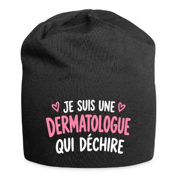Dermatologe, der reißt - Jersey-Beanie - Schwarz - Vorne