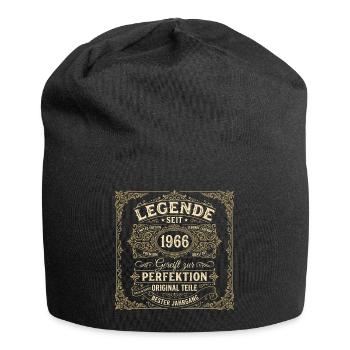 Legende seit 1966 Geburtstag Jahrgang 1966 T-Shirt - Jersey-Beanie - Schwarz - Vorne