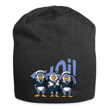 Ahoi Pinguine - Jersey-Beanie - Anthrazit - Vorne