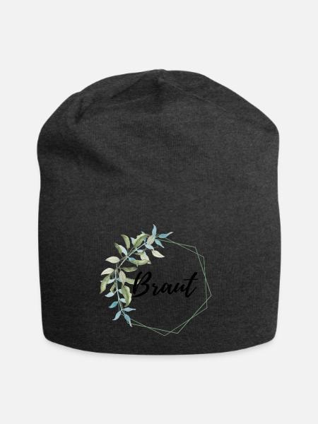 Braut - Junggesellinnenabschied - Jersey-Beanie - Anthrazit