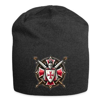 Knights templar - Jersey Beanie - charcoal grey - Front