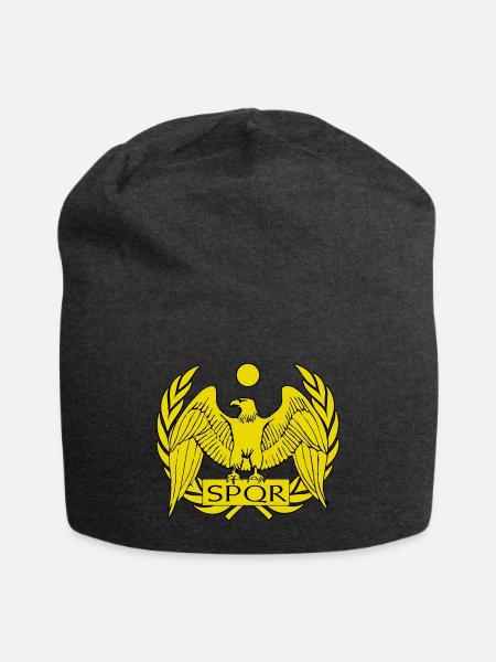 Römer Rom Römisch SPQR Roma - Jersey-Beanie - Anthrazit