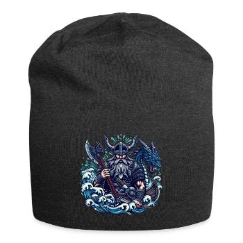 Viking Logo - Jersey Beanie - charcoal grey - Front