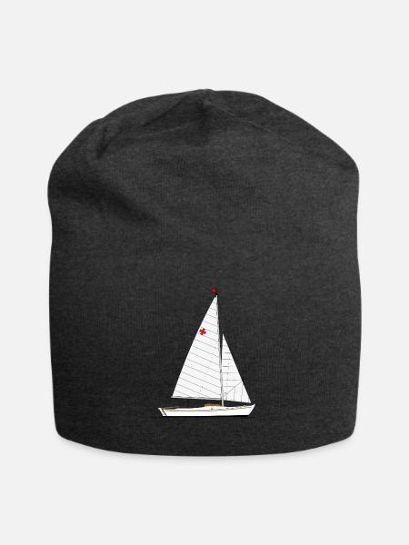 Hansa Jolle Riss - Jersey-Beanie - Anthrazit