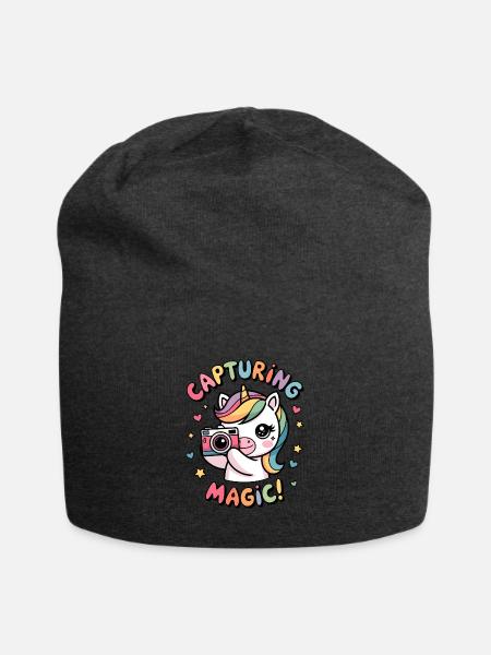 Magie einfangen! - Jersey-Beanie - Anthrazit