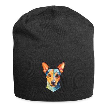 Ratonero Bodeguero Andaluz Hunderasse Aquarell - Jersey-Beanie - Anthrazit - Vorne