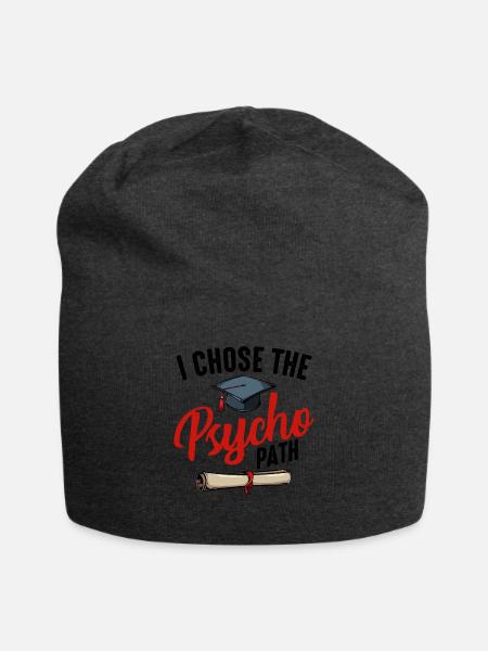 psychologue - Bonnet en jersey - charbon