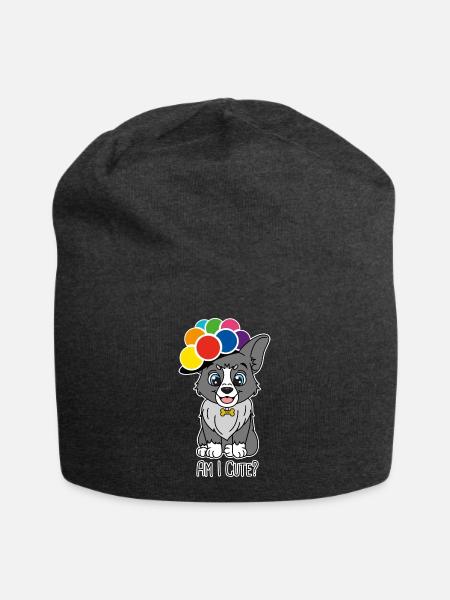 Hund - Jersey-Beanie - Anthrazit