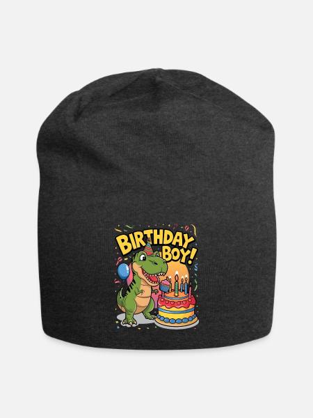 Birthday Boy - Jersey Beanie - charcoal grey