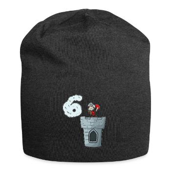Mutiger Burgritter Ritterturnier - Jersey-Beanie - Anthrazit - Vorne