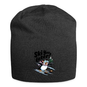 Ski You Later - Jersey Beanie - charcoal grey - Front