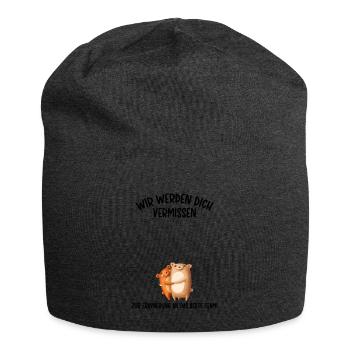 Wir werden dich Vermissen beste Team Abschied - Jersey-Beanie - Anthrazit - Vorne
