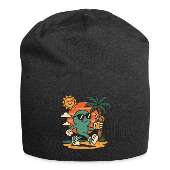 Good mood - Jersey Beanie - charcoal grey - Front