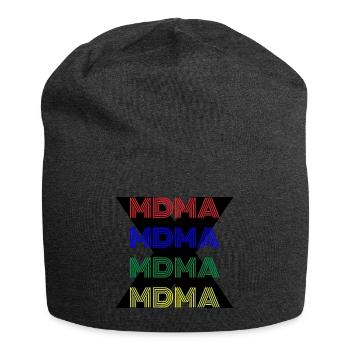 MDMA XTC Extasy - Jersey-Beanie - Anthrazit - Vorne