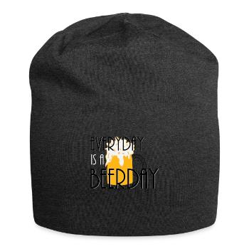 Bier - Jersey-Beanie - Anthrazit - Vorne