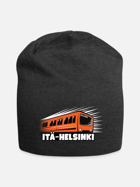 METRO ITÄ-HELSINKI T-Shirts, Hoodies, Geschenke, etc. - Jersey-Beanie - Anthrazit