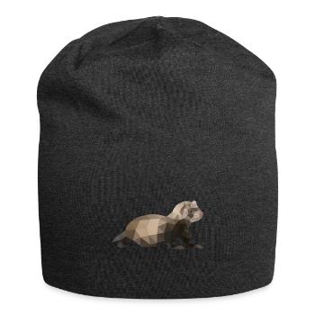 Verspieltes Frettchen Kaninchenjagd - Jersey-Beanie - Anthrazit - Vorne