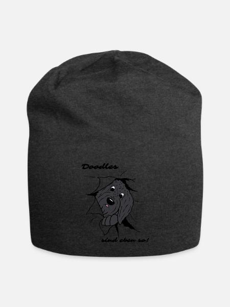 Doodles sind eben so! - Jersey-Beanie - Anthrazit