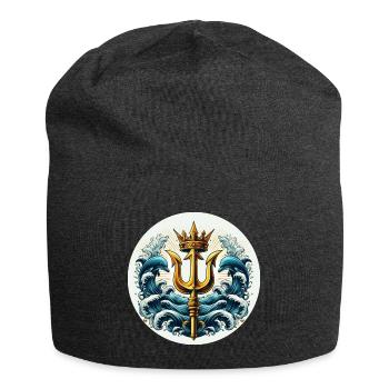 Trident Symbol - Jersey Beanie - charcoal grey - Front