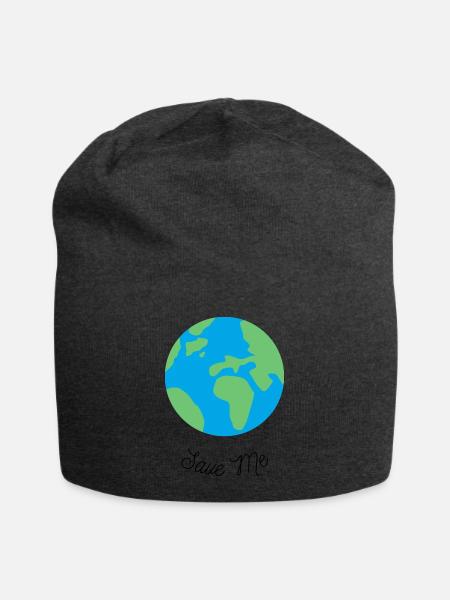Save Me - Planet Erde - Jersey-Beanie - Anthrazit