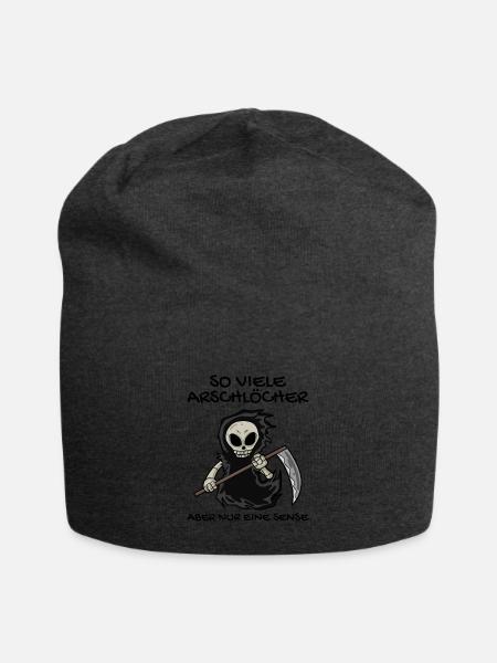 Sensenmann - Jersey-Beanie - Anthrazit