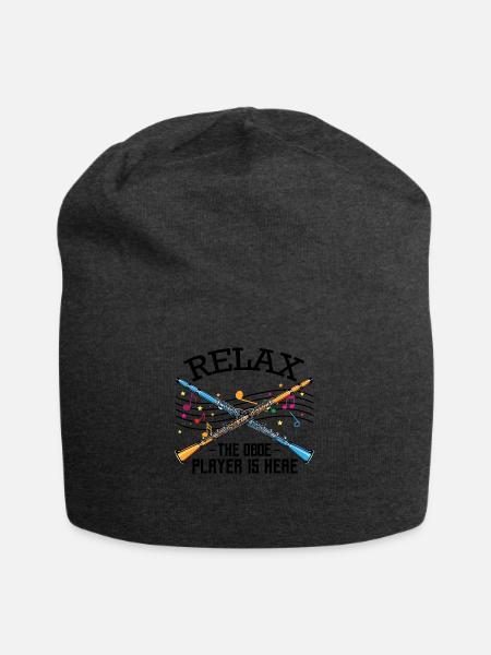 Oboe - Jersey-Beanie - Anthrazit