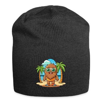 Big Foot Lustige Cartoon Sommer Strand Sonnenbrille - Jersey-Beanie - Anthrazit - Vorne