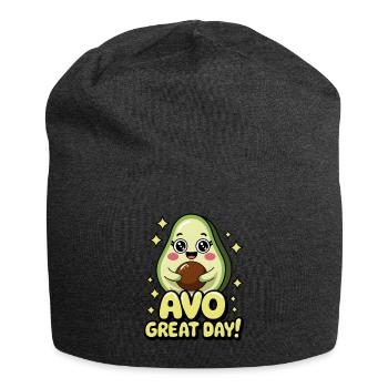 Avo Great Day! - Jersey Beanie - charcoal grey - Front