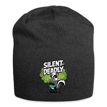 Silent But Deadly - Jersey Beanie - charcoal grey - Front