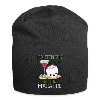Barkeeper des Makabren Barkeeper Halloween - Jersey-Beanie - Anthrazit - Vorne