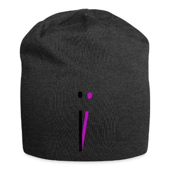 Liebe Die Essenz der Liebe - Jersey-Beanie - Anthrazit - Vorne
