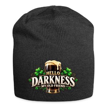 Dunkles Freund Bier Kleeblatt - Jersey-Beanie - Anthrazit - Vorne