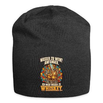 Wasser zu Whiskey Anfänger - Jersey-Beanie - Anthrazit - Vorne