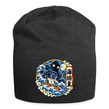 Die Umi-Bozu, ein Schiffbruch-Yokai der Meere - Jersey-Beanie - Anthrazit - Vorne