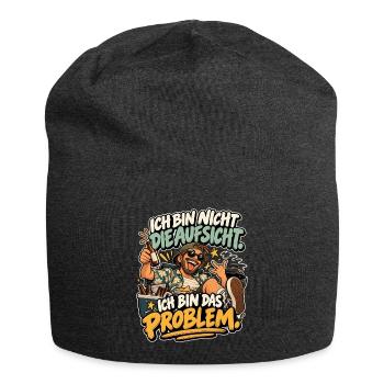 Ich bin Das Problem Aufsicht Meme - Jersey-Beanie - Anthrazit - Vorne