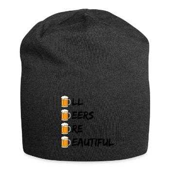 ALL BEERS ARE BEAUTIFUL BIER JGS ACAB ABAB SPRUCH - Jersey-Beanie - Anthrazit - Vorne
