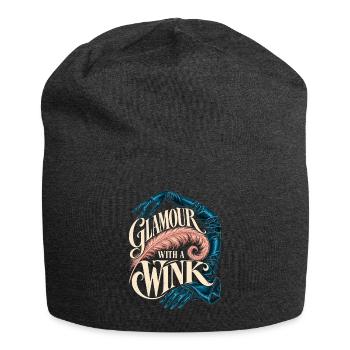 Burlesque Glamour With A Wink - Jersey-Beanie - Anthrazit - Vorne