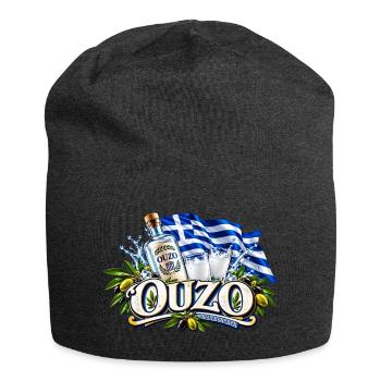 Ouzo Griechenland - Jersey-Beanie - Anthrazit - Vorne