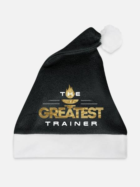 Der beste Trainer - Weihnachtsmütze - Schwarz/Weiß