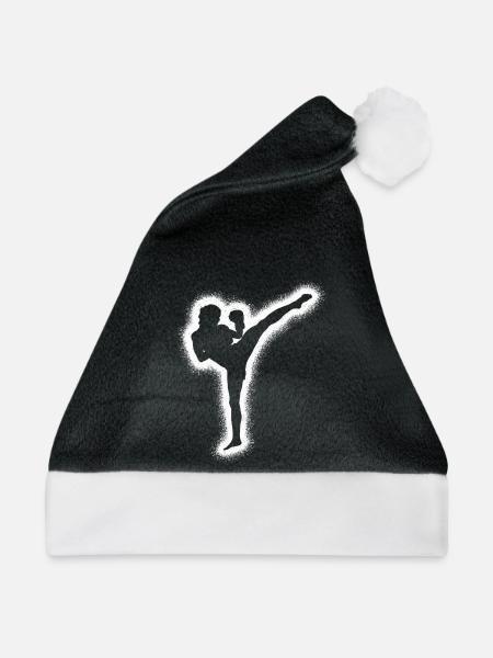 Muay Thai Kickboxer Kampfsport Frauen Kickboxen - Weihnachtsmütze - Schwarz/Weiß